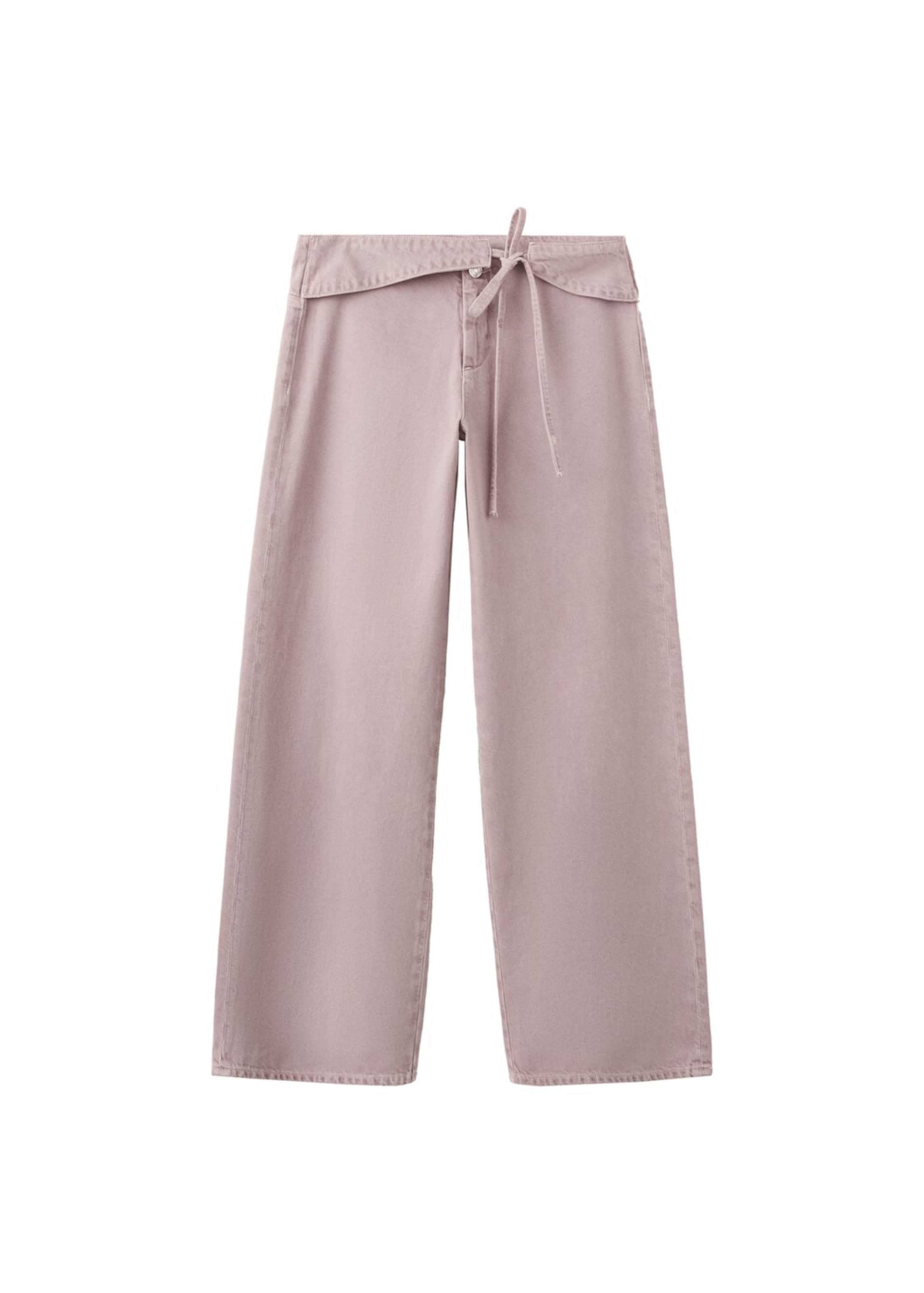 MANGO TEEN Wide leg Jeans 'Dalia' in Purple: front