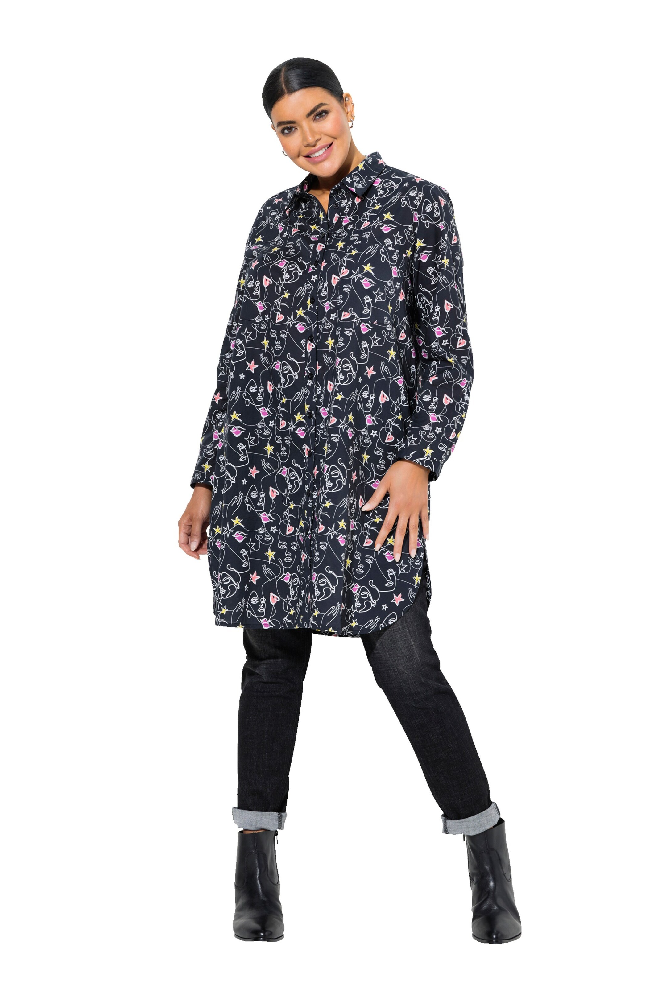 Ulla Popken Blouse in Black