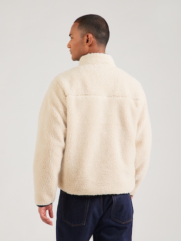 Superdry Fleece jacket in Beige