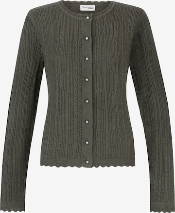 STOCKERPOINT Trachtenstrickjacke 'Jasmina' in Grün: Vorderseite