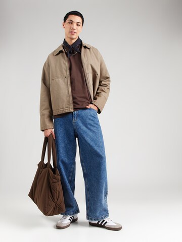 HOLLISTER Majica | rjava barva