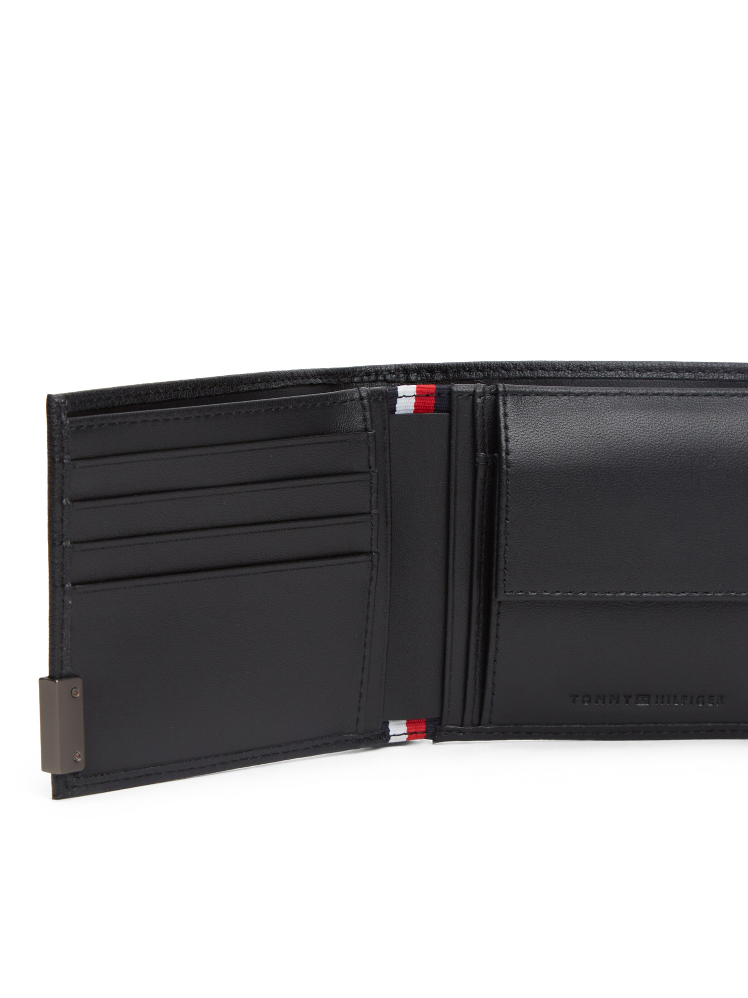 TOMMY HILFIGER Portemonnee in Zwart