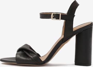 Kazar - Sandalias en negro: frente