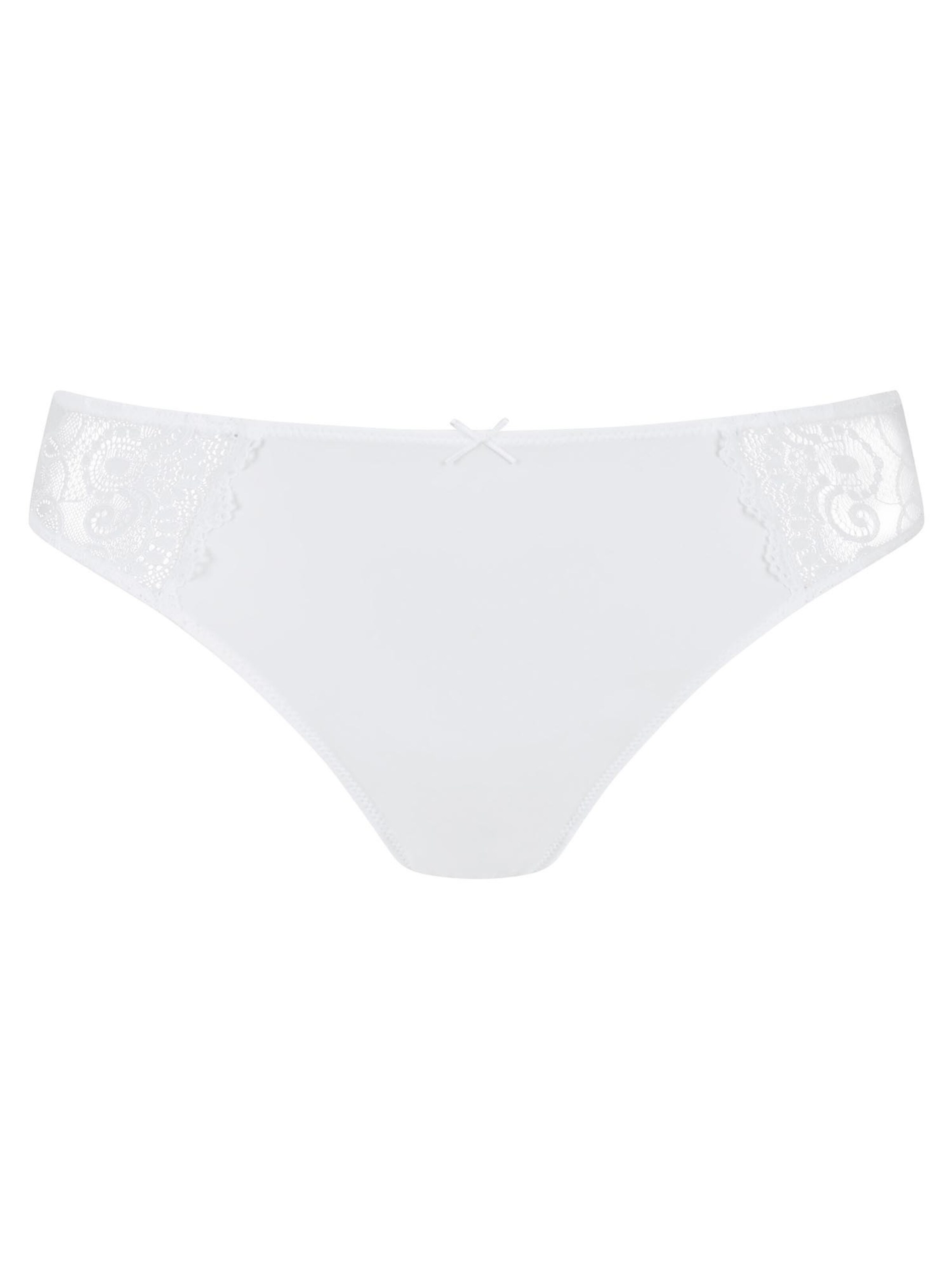 Mey String 'Amorous' in Weiß: Vorderseite