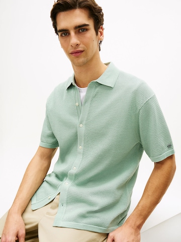 Vestes en maille TOMMY HILFIGER en vert