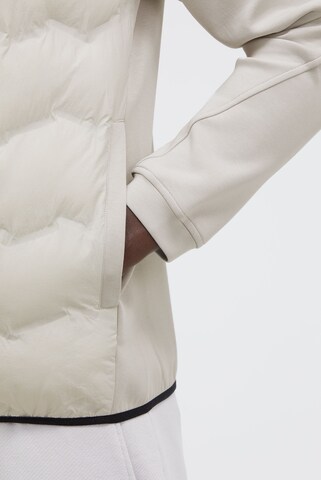 CMPD Kapuzenjacke im tonalen Materialmix in Beige