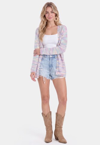 Cardigan IZIA en mélange de couleurs