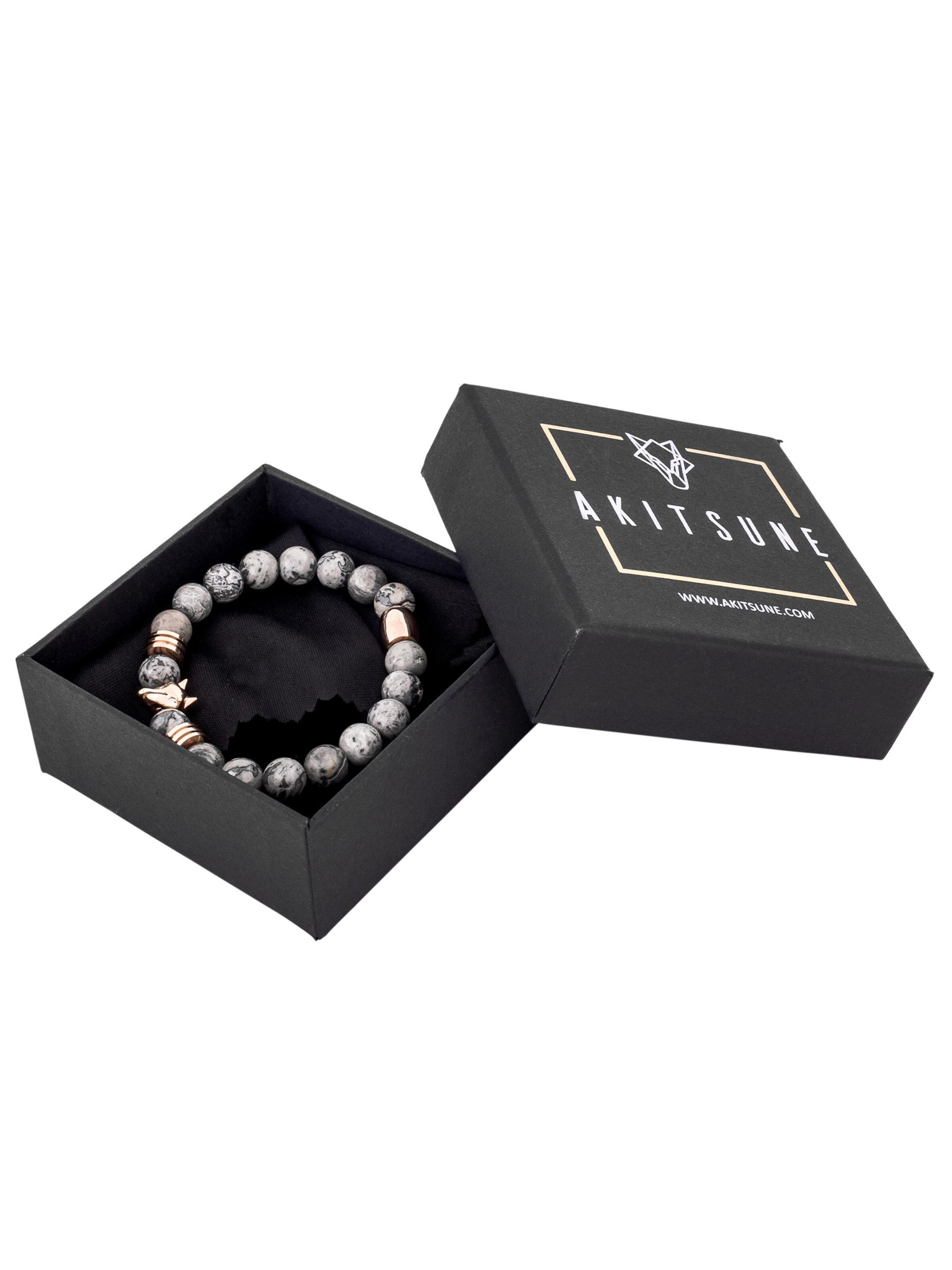 Akitsune Bracelet 'Obsidius' in Gold