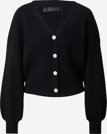 GUESS Strickjacke 'HANNA' in Schwarz: Vorderseite