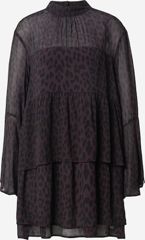 Robe 'Lavinia' OH APRIL en marron : devant