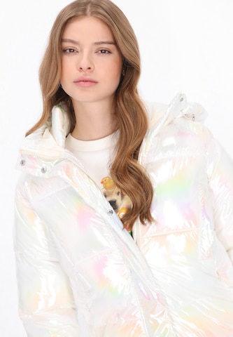 Manteau mi-saison MYMO en blanc