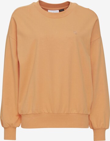 mazine Sweatshirt ' Monica Sweater ' in Orange: front