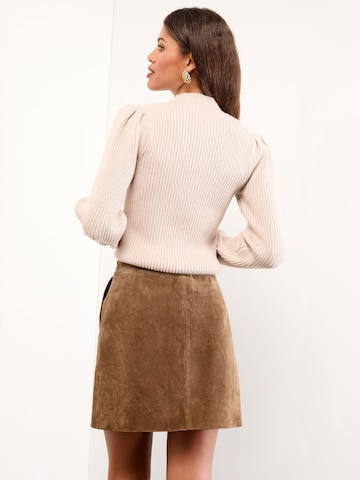 Lipsy Skirt in Brown