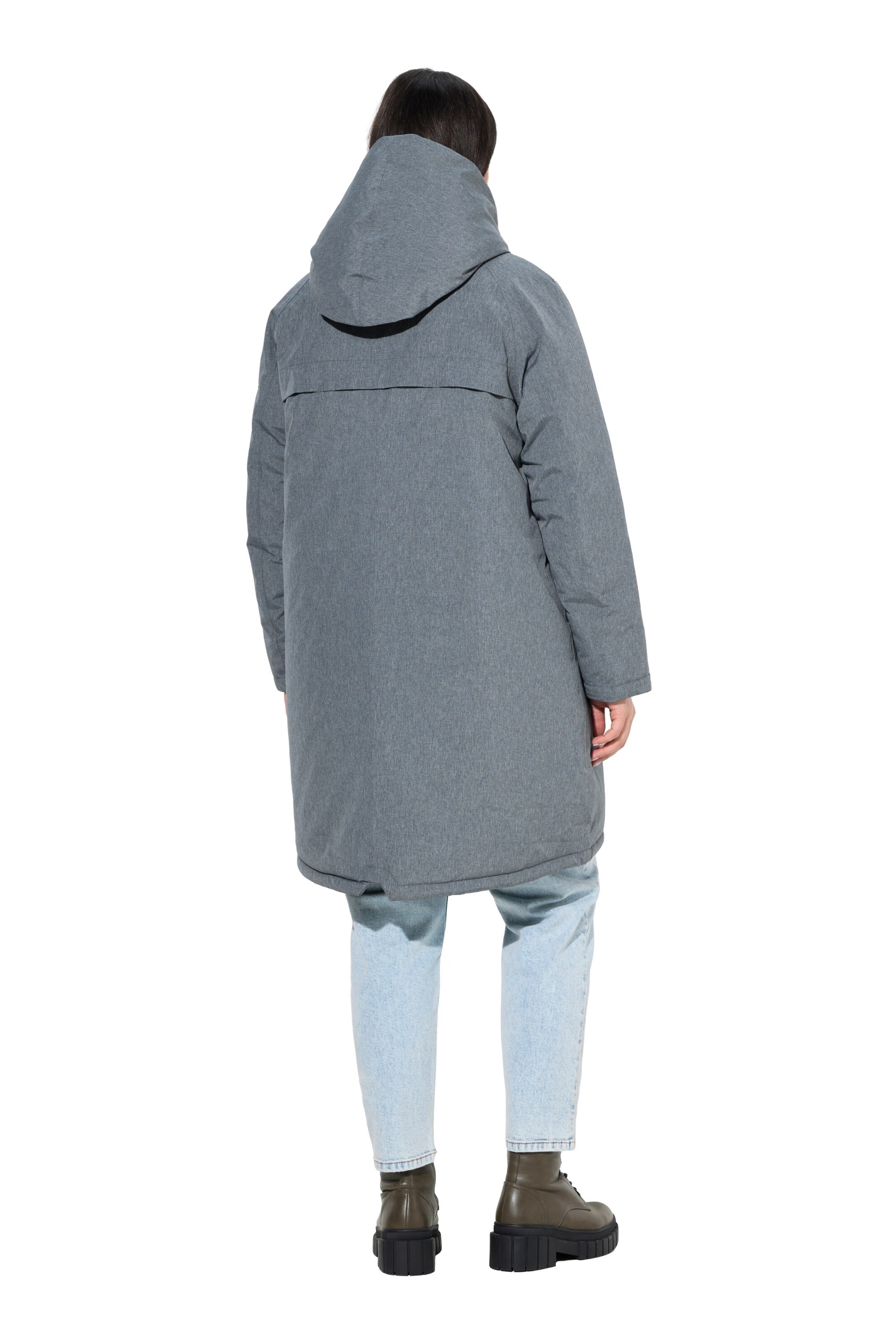 Ulla Popken Winter Coat in Grey