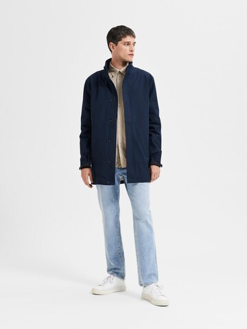 Manteau mi-saison 'Peel' SELECTED HOMME en bleu