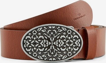 TOM TAILOR Belt in Brown: front