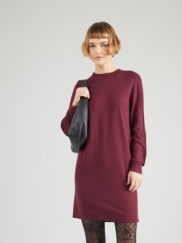 s.OliverPletena haljina - crvena boja: prednji dio