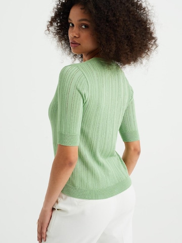 Cardigan WE Fashion en vert