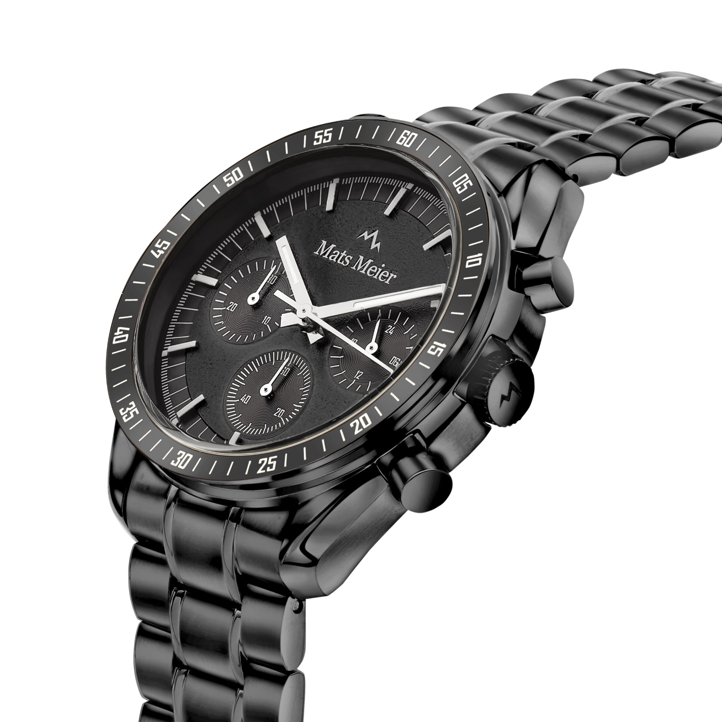 Mats Meier Analog Watch in Black