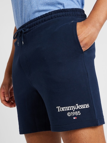 mėlyna Tommy Jeans Standartinis Kelnės