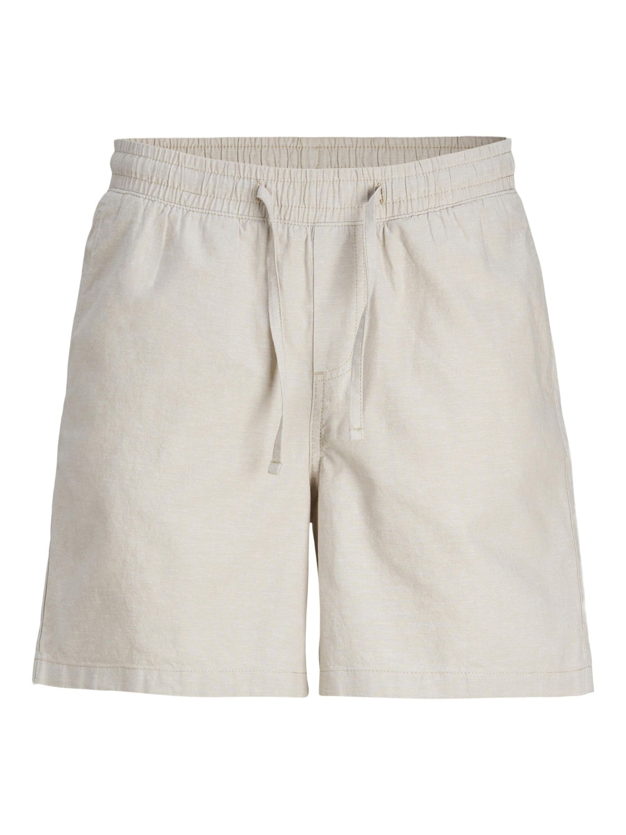 Jack & Jones Junior Regular Trousers 'JPSTJaiden' in Beige: front
