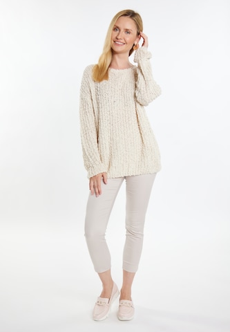 usha WHITE LABEL Sweater 'Lynnea' in Beige