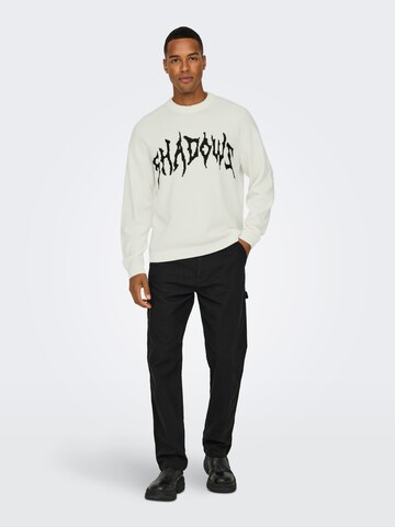 Only & Sons Trui 'ONSRandy' in Wit