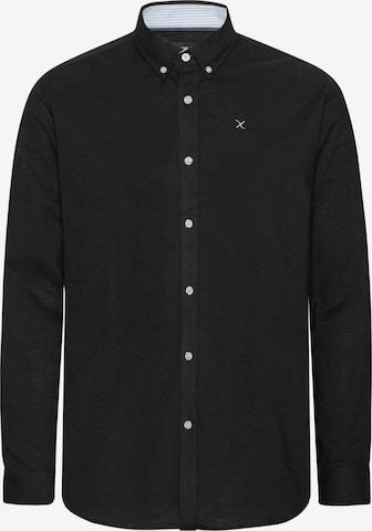 Clean Cut Copenhagen Button Up Shirt in Black: front