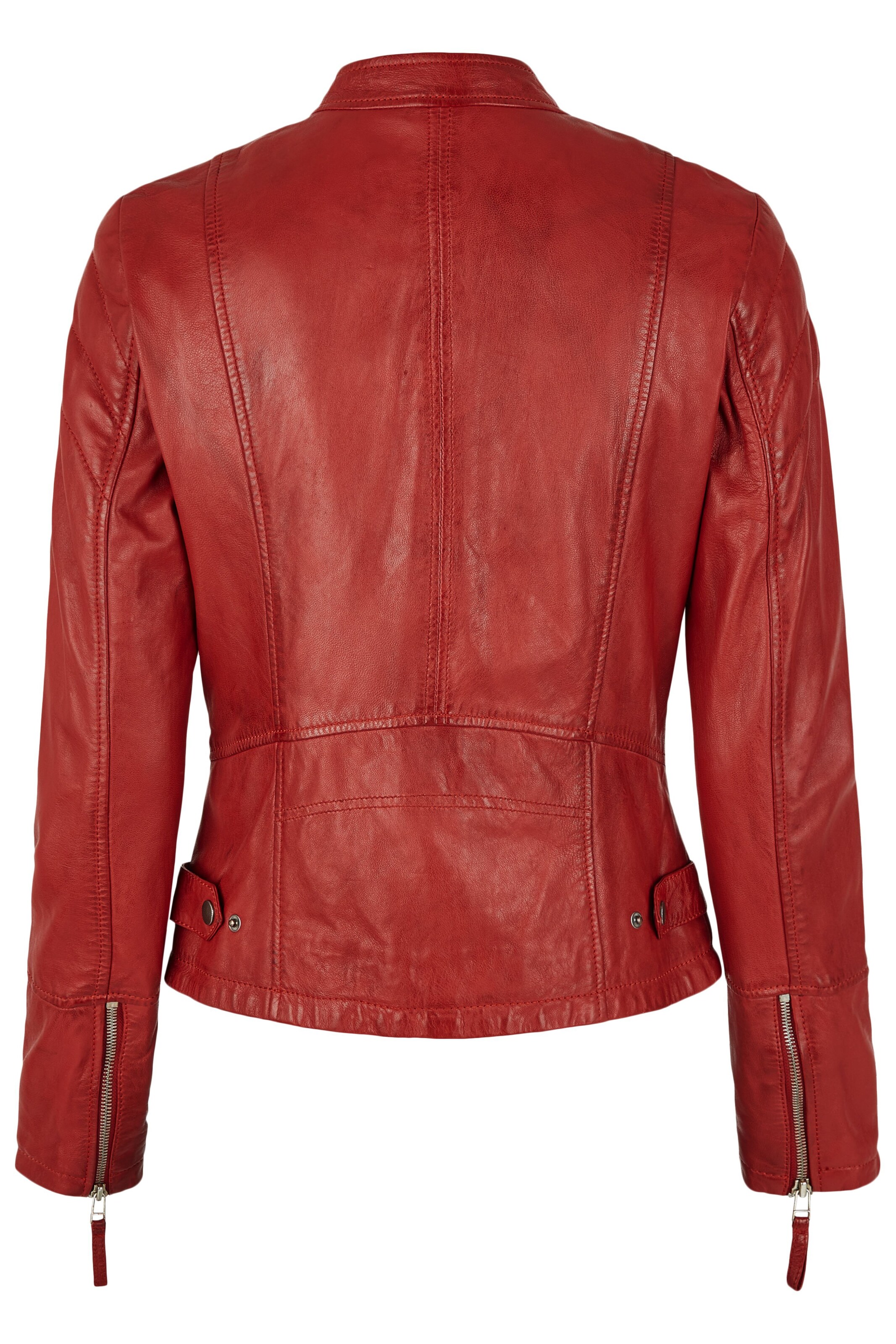 7ELEVEN Lederjacke 'SELinny' in Rot
