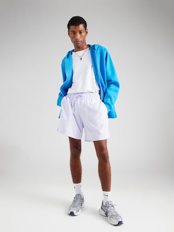 Nike Sportswear Loose fit Trousers 'Club' in Purple