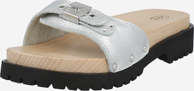 Scholl Iconic Clogs in de kleur Zilver, Productweergave