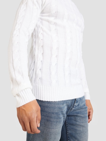 Pull-over BRAVE SOUL en blanc