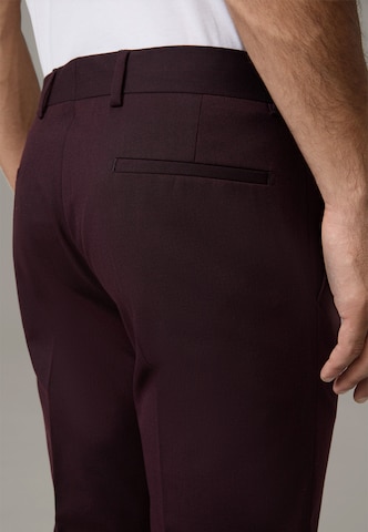 STRELLSON Slimfit Pantalon ' Melwin ' in Rood