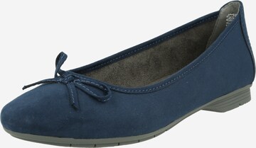 JANA Ballerina in Blauw: voorkant