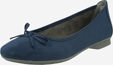 JANA Ballet Flats in Blue: front