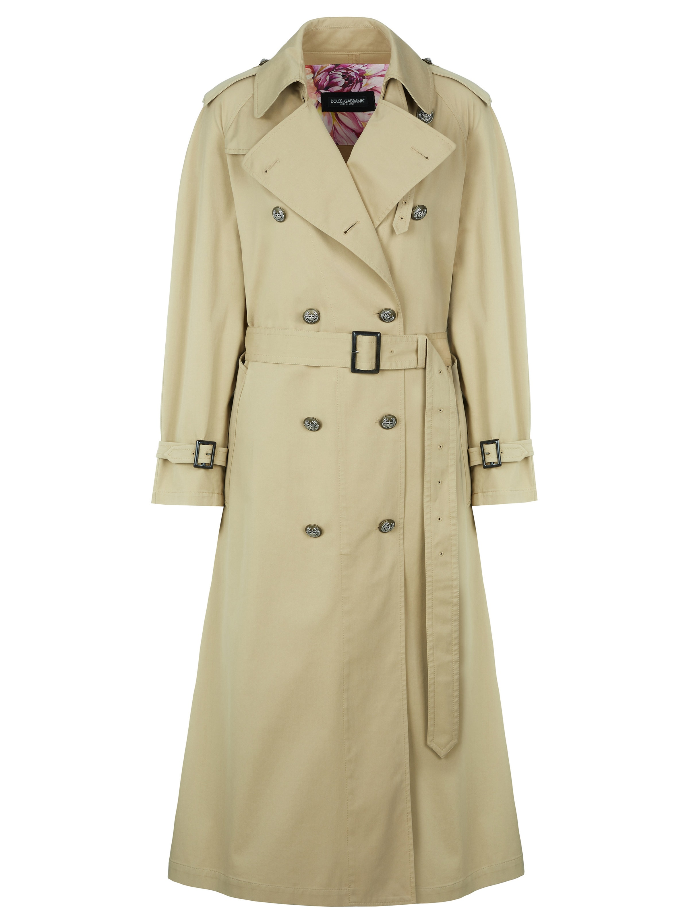 DOLCE & GABBANA Tussenmantel in Beige: voorkant