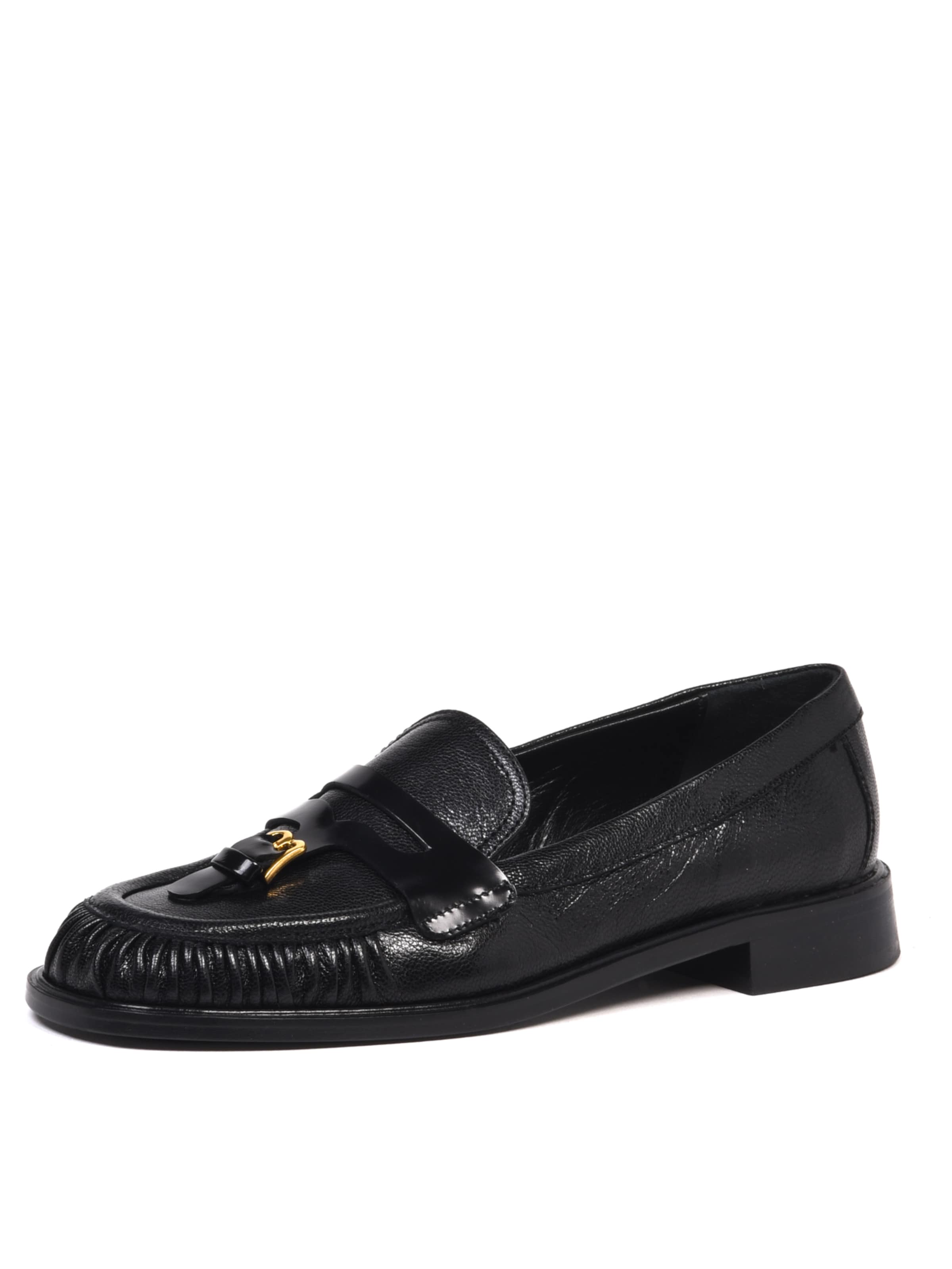 Mocassin BALDININI en noir : devant