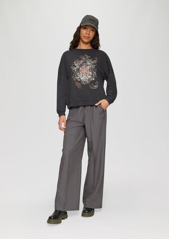 QS Sweatshirt in Zwart