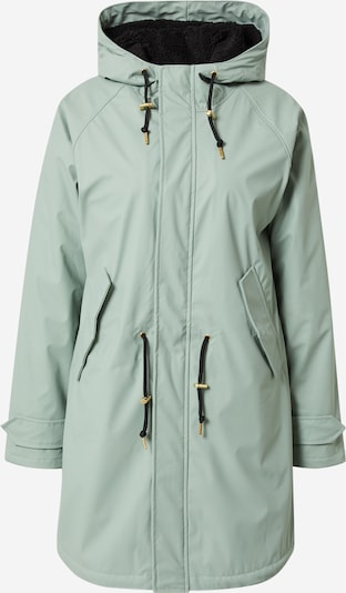 Derbe Parka 'Travel Cozy' in mint, Produktansicht