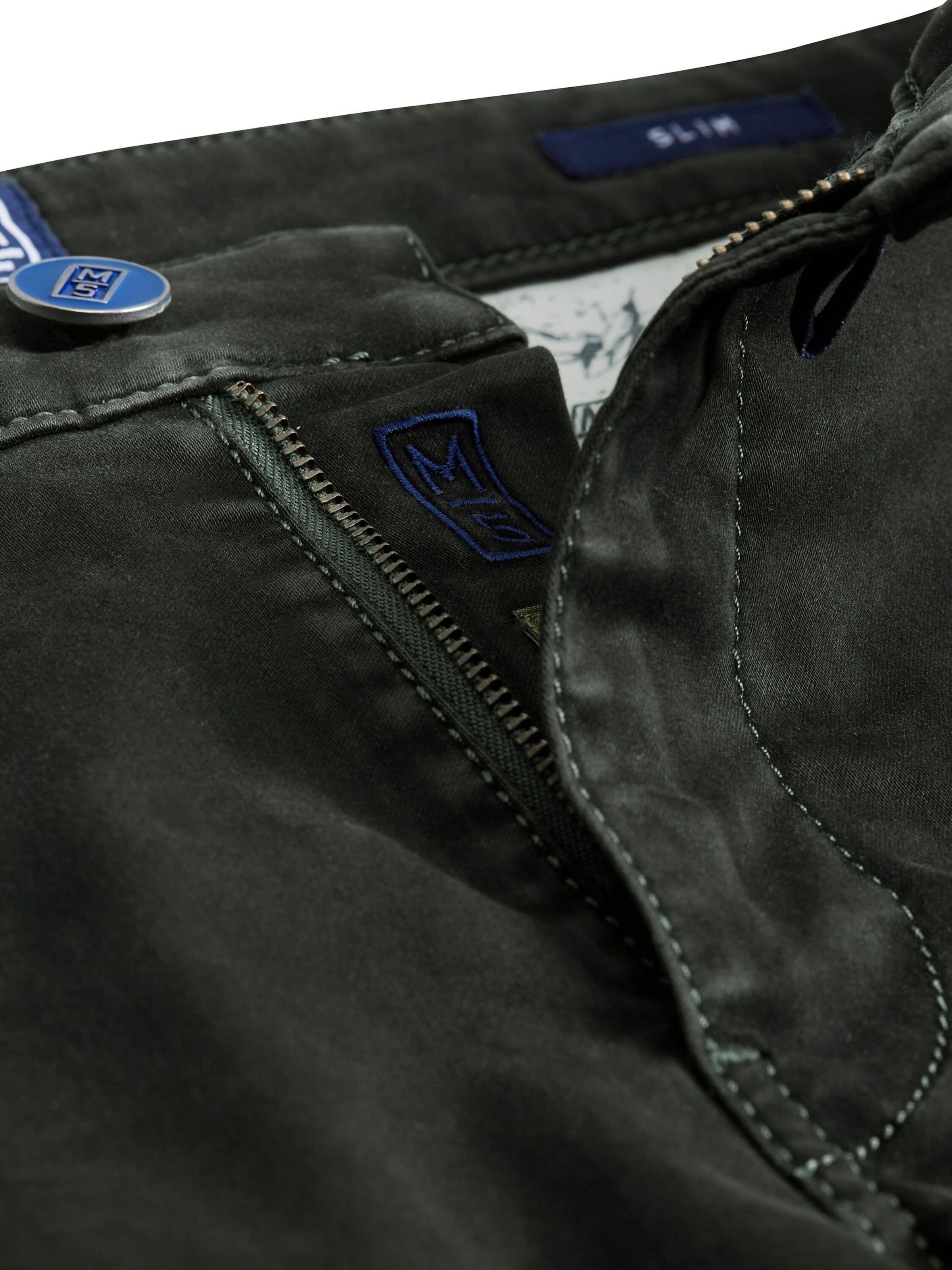 MEYER Slim fit Chino Pants in Green