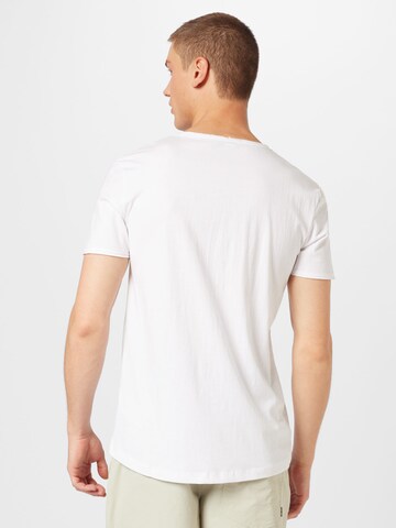 T-Shirt 'FREEZE' Key Largo en blanc