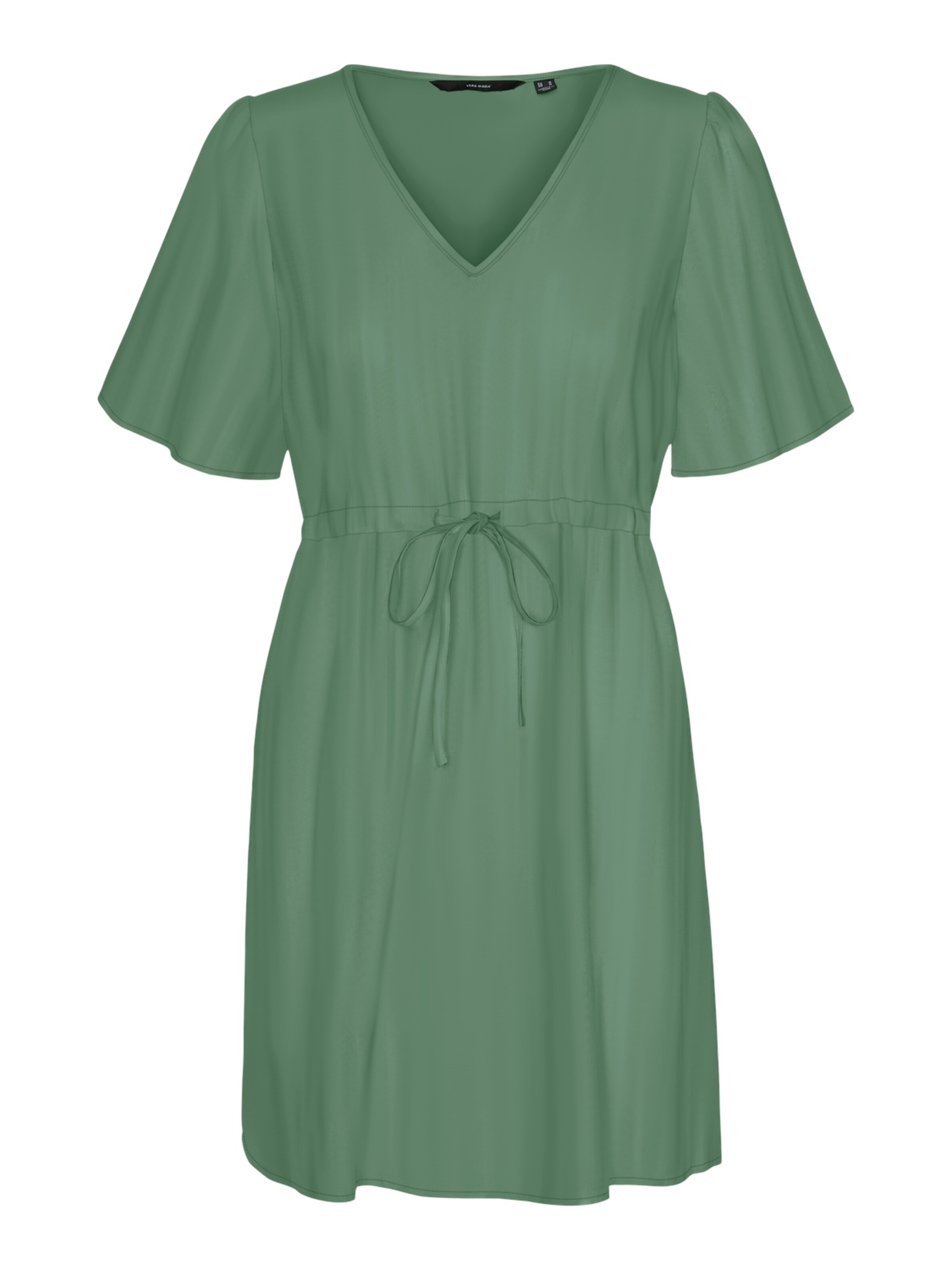 VERO MODA Рокля 'VMMYMILO' в зелено: отпред