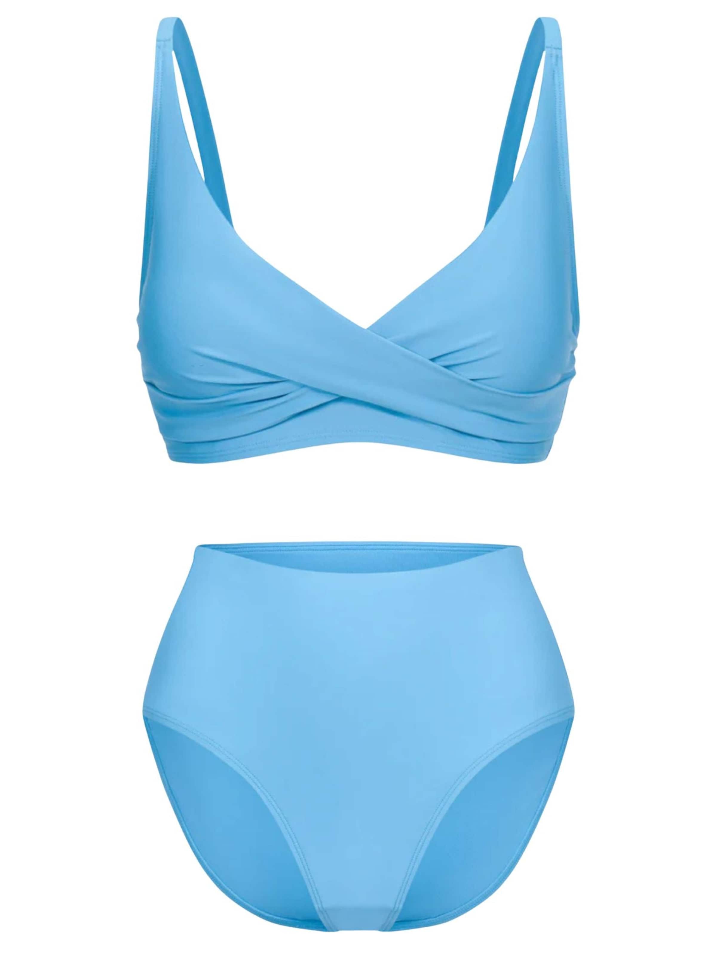 Maillot de bain modelant 'Twist' cfab (formerly creamy fabrics) en bleu : devant