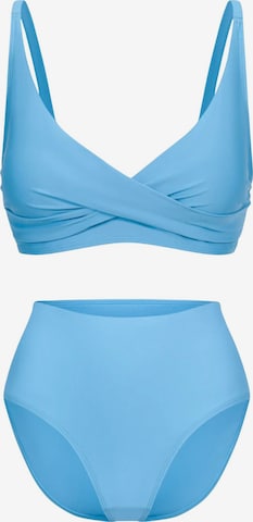 Maillot de bain modelant 'Twist' cfab (formerly creamy fabrics) en bleu : devant