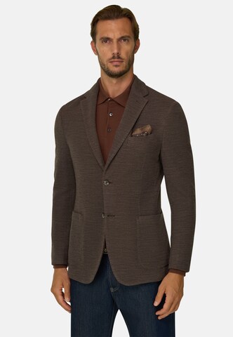 Boggi Milano Regular fit Colbert in Bruin: voorkant