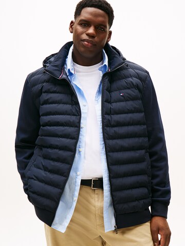 Tommy Hilfiger Big & Tall Tussenjas in Blauw: voorkant