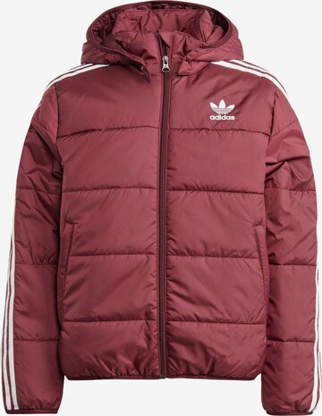 ADIDAS ORIGINALS Winter Jacket 'Adicolor' in Red: front