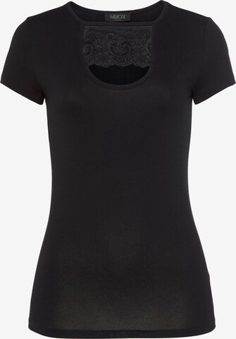 MELROSE T-Shirt in Schwarz: predná strana