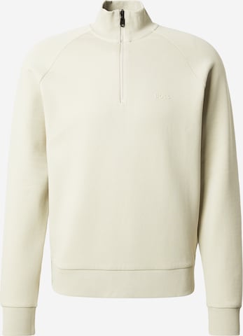 BOSS - Sudadera en beige: frente