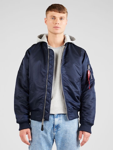 ALPHA INDUSTRIES Övergångsjacka 'MA-1 ZH' i blå: framsida